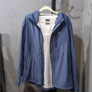 Paradox Men's Blue Windbreaker Jacket